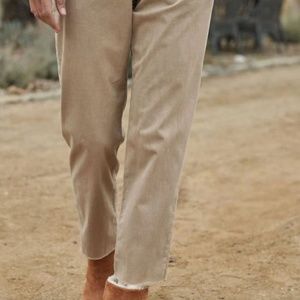 Frank Eileen Wicklow Italian Chino Twill in Biscuit, size 8